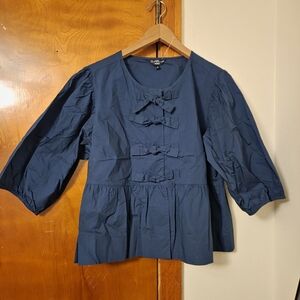 Velvet Heart Deep Blue Top